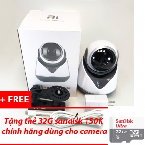 Camera Wifi full HD 1080P Care Cam Model-18Y5 tặng thẻ nhớ 32G