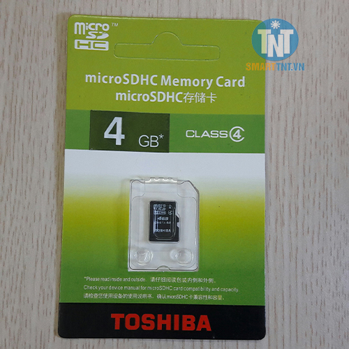 Thẻ nhớ Toshiba Micro SD Card Class 4 4GB