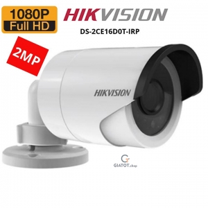 Camera ngoài trời Hikvision HD TVI 2.0 MP DS-2CE16D0T-IRP chính hãng