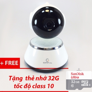 Camera wifi mini GIATOT.shop HD-720P V380 tặng thẻ nhớ 32G