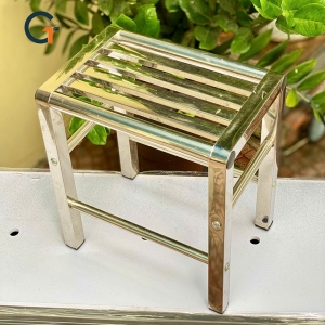 Ghế đẩu nhỡ inox chắc khỏe bền đẹp chống trơn trượt chịu tải trọng lớn