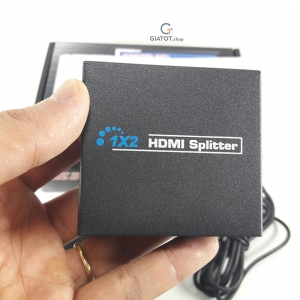 Bộ chia HDMI 1 ra 2 1080P 3D SPLITTER GRENTECH VER 1.4 đen