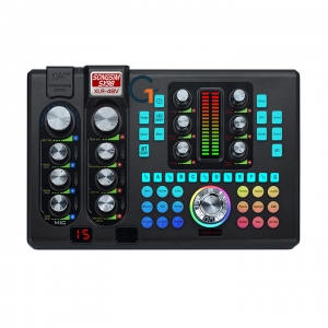 Sound card mixer SX98 thu âm livestream sử dụng được cả micro 5V và 48V tiện dụng