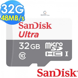 Thẻ nhớ 32G SanDisk Ultra Class 10 - Bảo hành 5 năm