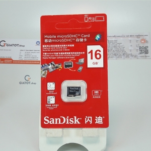 Thẻ nhớ SanDisk HD 16G class10 (đen)