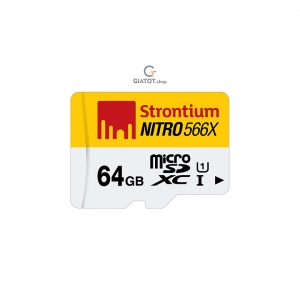 Thẻ nhớ microSD Strontium NITRO 64G class 10 chính hãng
