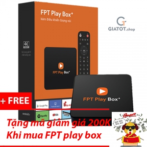 Flash sale FPT Play Box + chính hãng có điều khiển bằng giọng nói S400